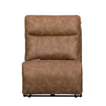 Load image into Gallery viewer, Kyra - Armless Recliner With Power Headrest, Footrest, Massage, Heat - Saddle
