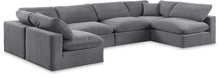 Load image into Gallery viewer, Comfy - 6 Piece Velvet Modular Armless Sectional
