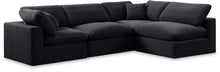 Load image into Gallery viewer, Comfy - 4 Piece Velvet Modular Armless Sectional
