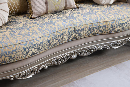 U197 - Traditional Loveseat - Brown