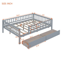 Load image into Gallery viewer, Multifunctional Wooden Daybed Bed
