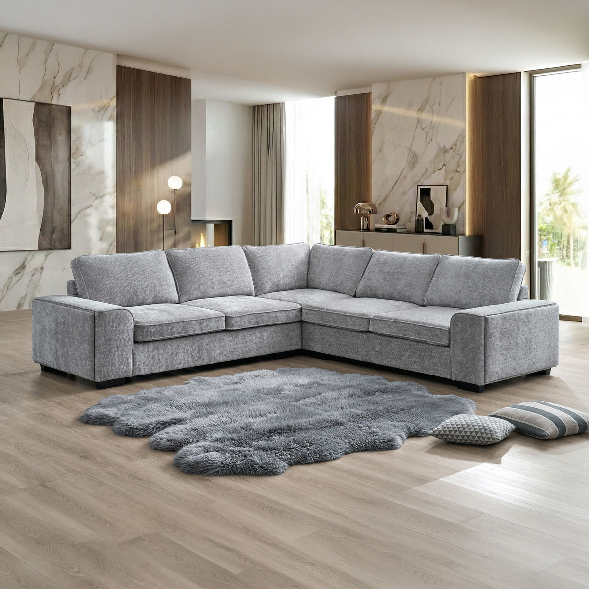 Dayne - Corner Wedge - Gray