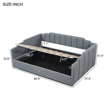Load image into Gallery viewer, Modern Upholstered Daybed With Underneath Storage
