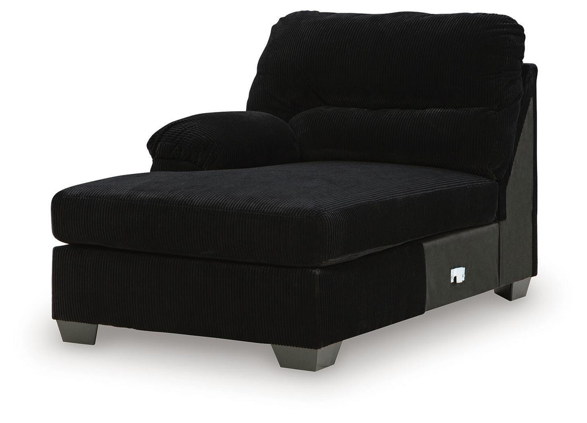 SimpleJoy - LAF Corner Chaise - Onyx