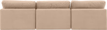 Load image into Gallery viewer, Comfy - Velvet Modular Armless Sofa 3 Seats
