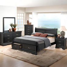 Load image into Gallery viewer, Upholstered Panel Sleigh Bed Design
