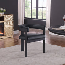 Load image into Gallery viewer, Romeo - Faux Leather Dining Chair With Black Base (Set of 2)
