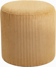 Load image into Gallery viewer, Roy - Round Microsuede Ottoman / Stool

