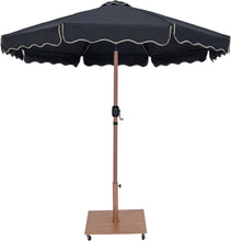 Load image into Gallery viewer, Amalfi - Aluminum Patio Umbrella - Light Brown Base / Light Brown Pole
