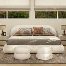 Load image into Gallery viewer, Archie Puffy Grounded - Upholstered Platform Bed
