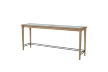 Load image into Gallery viewer, Citrus Heights - Frosted Glass Console Table With 3 Stools - Sand
