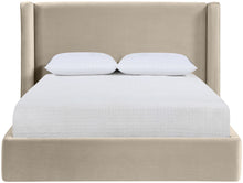 Load image into Gallery viewer, Kendall - Velvet Upholstered Bed - Cream
