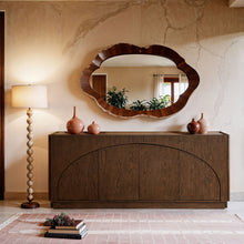 Load image into Gallery viewer, Everson - Oak Veneer And Solid Wood Sideboard/Buffet - Brown
