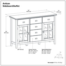Load image into Gallery viewer, Artisan - Handcrafted Sideboard Buffet
