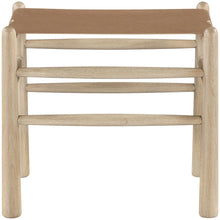 Load image into Gallery viewer, Santos - Faux Leather Upholstered Bench - Natural Frame

