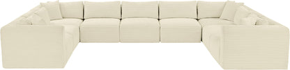 Shaggy - 9 Piece Modular U-Shaped Sectional