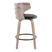 Load image into Gallery viewer, Cosini - Mid Century Modern Fixed Height Barstool With Swivel And Round Footrest (Set of 2)
