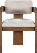 Load image into Gallery viewer, Sacha - Linen Dining Chair With Brown Base (Set of 2)
