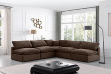 Load image into Gallery viewer, Comfy - 5 Piece Velvet Modular Corner Armless Sectional
