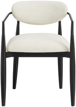 Load image into Gallery viewer, Riccio - Fabric Dining Arm Chair (Set of 2) - Black Frame
