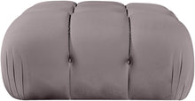 Load image into Gallery viewer, Orin - Velvet Performance Fabric Upholstered Modular Ottoman

