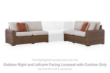Load image into Gallery viewer, Dolan Creek - RAF/LAF Loveseat With Cushion (Set of 2) - Beige / Brown
