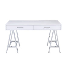 Load image into Gallery viewer, Coleen - High Gloss Writing Desk With USB
