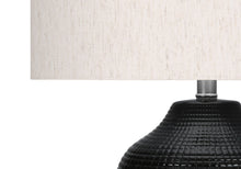 Load image into Gallery viewer, Lighting, Table Lamp, Ceramic, Contemporary - Black / Cream
