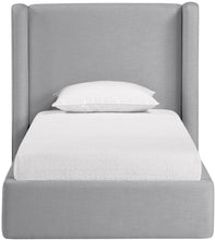 Load image into Gallery viewer, Kendall - Linen Textured Fabric Upholstered Bed
