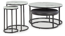 Load image into Gallery viewer, Jusmour - Occasional Nesting Table (Set of 4) - Black / White
