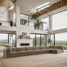 Load image into Gallery viewer, Shaggy - Fabric 7 Piece Modular Sectional
