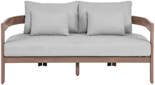 Load image into Gallery viewer, Newport - Water Resistant Fabric 65" Upholstered Outdoor Patio Loveseat
