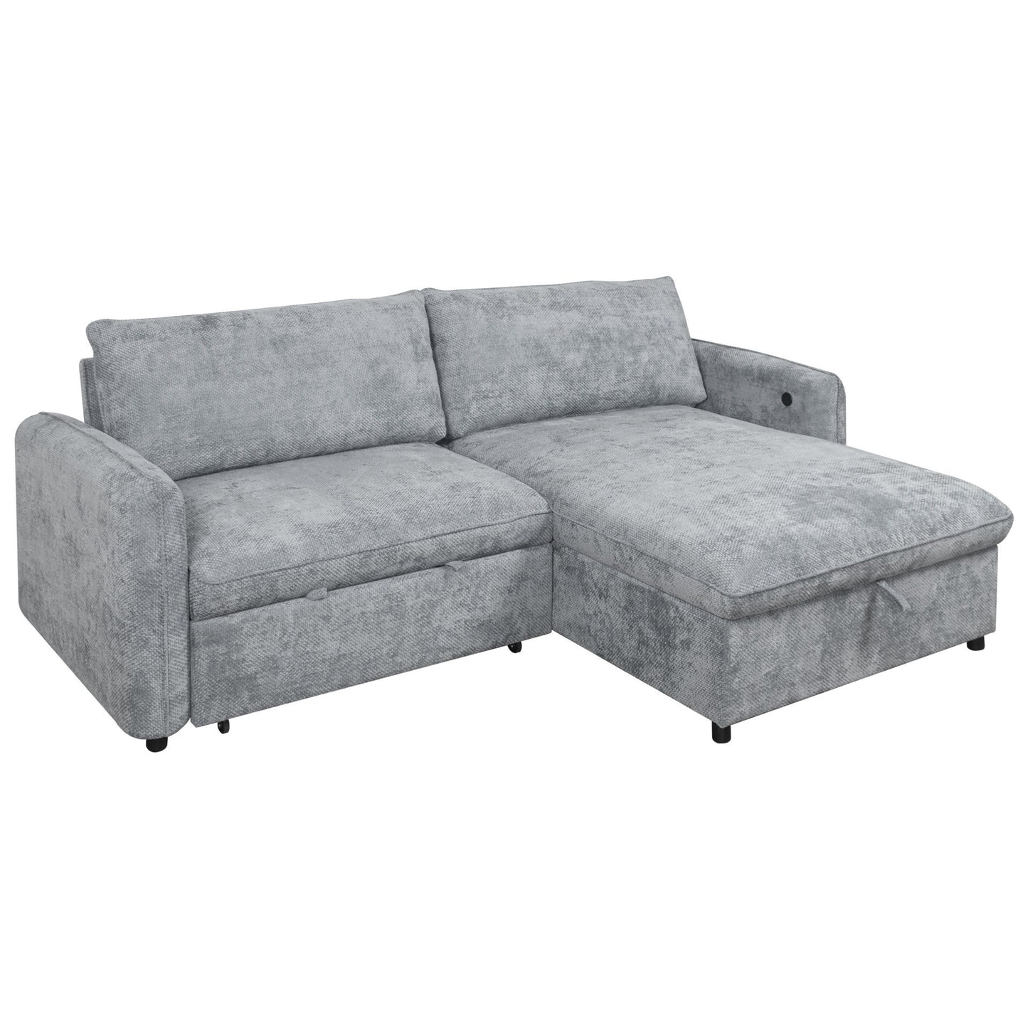 Finn - Loveseat With Pop-Up Sleeper - Gray