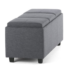 Load image into Gallery viewer, Avalon - Upholstered Storage Ottoman
