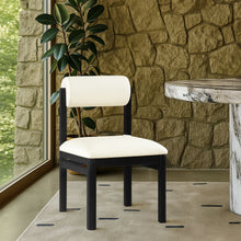 Load image into Gallery viewer, Roundhill - Faux Leather Dining Chair (Set of 2) - Black Frame
