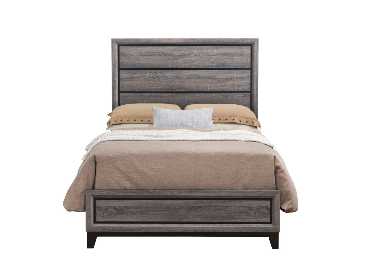 Kate - Full / Twin Bed Side Rails - Foil Gray