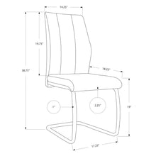 Load image into Gallery viewer, Dining Chair, Side, Upholstered For Dining Room, Contemporary &amp; Modern (Set of 2)
