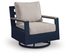 Load image into Gallery viewer, East Beach - Swivel Glider Chair With Cushion - Blue

