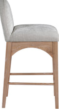 Load image into Gallery viewer, Waldorf - Chenille Stool With Natural Legs
