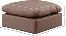 Load image into Gallery viewer, Indulge - Faux Leather Ottoman
