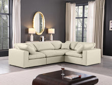 Load image into Gallery viewer, Comfy - 4 Piece Faux Leather Modular Sectional
