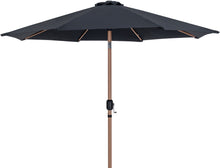 Load image into Gallery viewer, Fiji - Aluminum Patio Umbrella With Round Black And Teak Base
