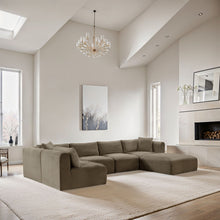 Load image into Gallery viewer, Shaggy - Fabric 6 Piece Modular U-Shaped Sectional
