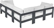 Load image into Gallery viewer, Nizuc - Outdoor Patio 5 Piece Modular Sectional With Gray Frame
