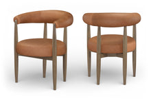 Load image into Gallery viewer, Sable - Vegan Leather Upholstered Dining Chair (Set of 2) - Brown Base

