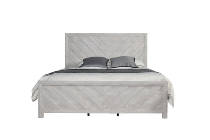 Galaxy Home Denver King Bed in Rustic Oak