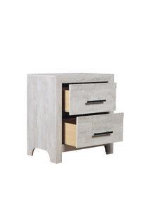 Galaxy Home Denver Nightstand Rustic Oak - Ego Home Furniture