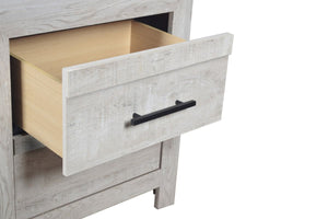 Galaxy Home Denver Nightstand Rustic Oak - Ego Home Furniture