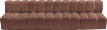 Arc - Faux Leather 4 Seats Modular Sofa
