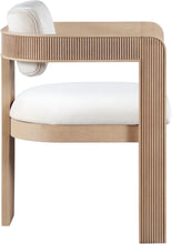 Load image into Gallery viewer, Sacha - Velvet Dining Chair With Natural Base (Set of 2)
